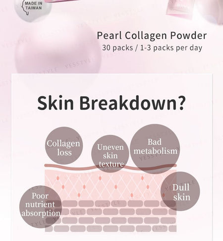BHK’s - Pearl Collagen Powder, 3g x 30 packs, 240 g, 4713051526905