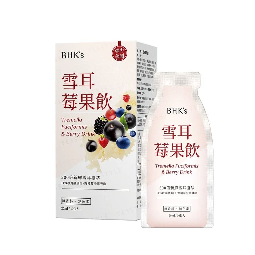 BHK’s - Tremella Fuciformis & Berry Drink, 20ml x 10 packs, 260 g, 4713051524147