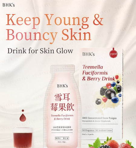 BHK’s - Tremella Fuciformis & Berry Drink, 20ml x 10 packs, 260 g, 4713051524147