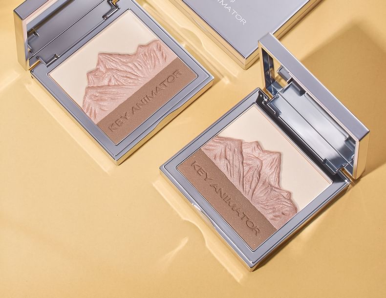 ORIGINAL ARTIST - Mountain Embossed Highlighter & Contour Palette, 10.5g, 140 g, 6975231350047