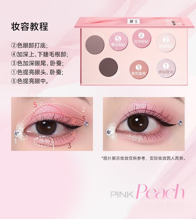 COLORKEY - Pink Diamond 7 Color Eyeshadow, #Pink Diamond Eyeshadow - 8.5g, 100 g, 6975326787482