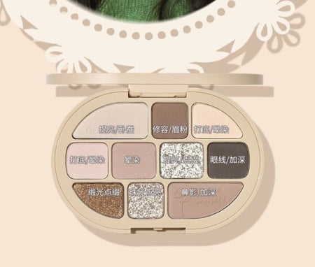 GOGO TALES - Special Edition 10 Color Eyeshadow - 02, #G02 Wood Nude - 14g, 93 g, 6955416231095
