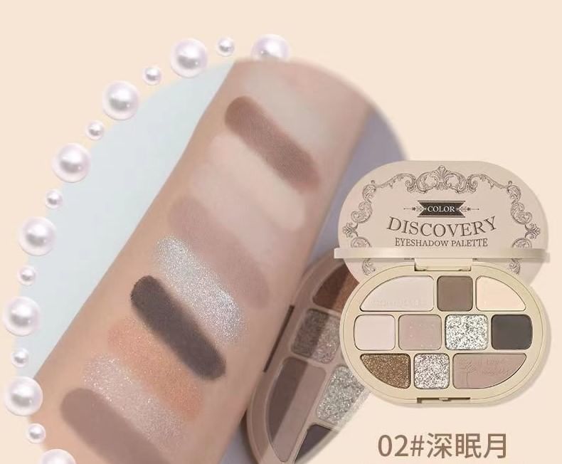 GOGO TALES - Special Edition 10 Color Eyeshadow - 02, #G02 Wood Nude - 14g, 93 g, 6955416231095