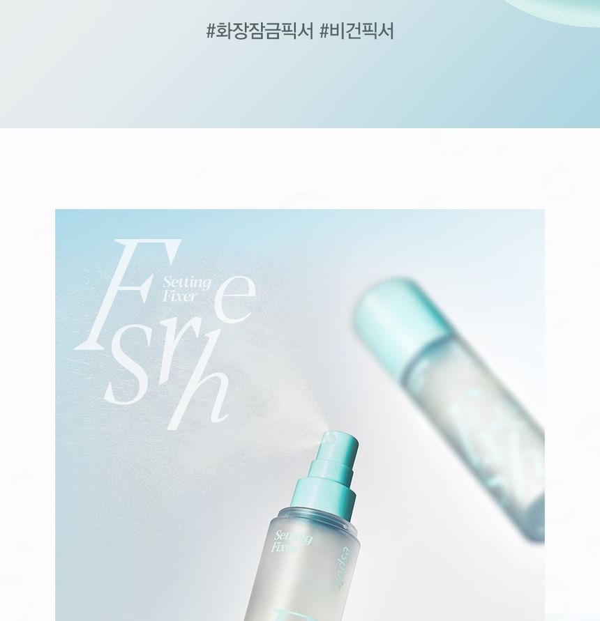 espoir - Fresh Setting Fixer, 100ml, 178 g, 8809563947300