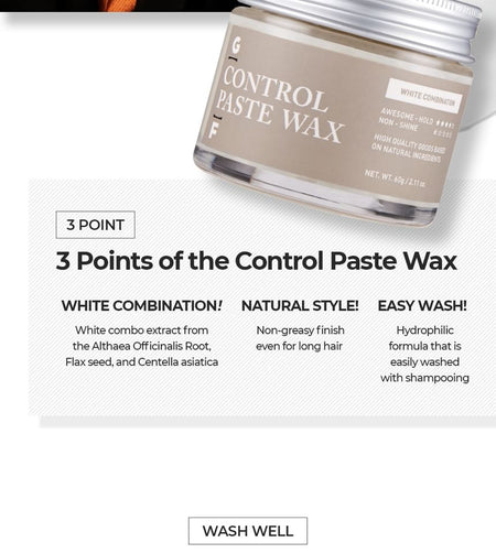 GRAFEN - Control Paste Wax, Renewed - 75ml, 190 g, 8809285078641