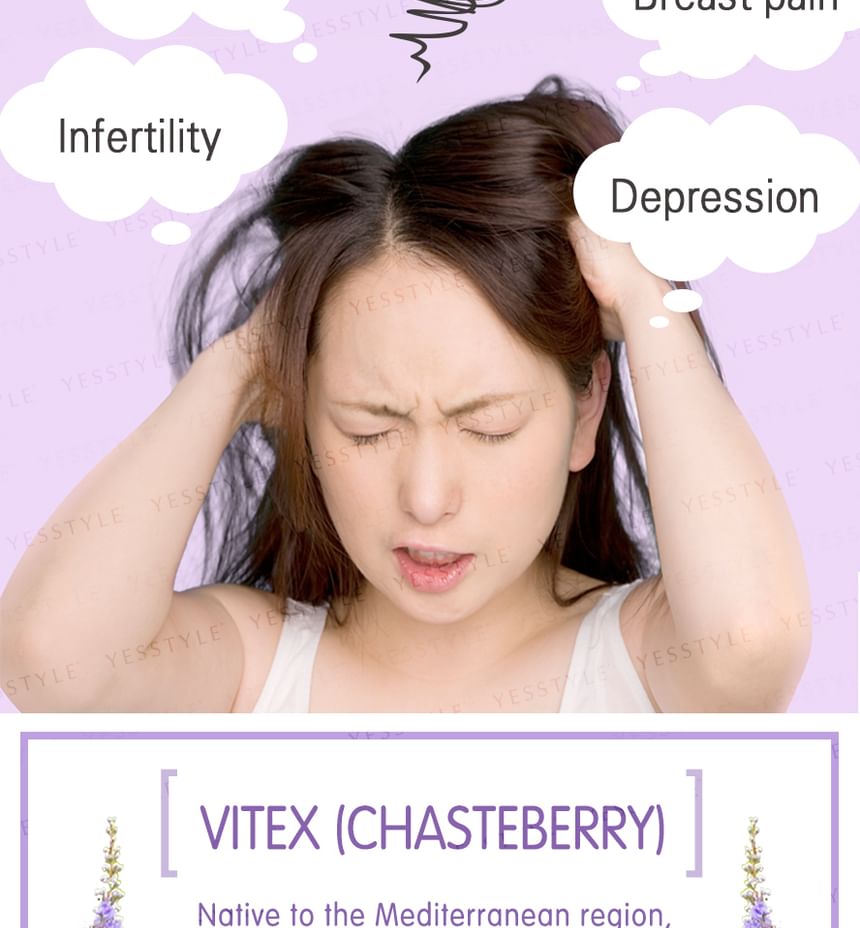 BHK’s - Vitex Chaste Berry Veg Capsules, 60 capsules, 280 g, 4713051526837