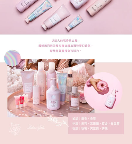 Laline - Laline Girls Series Shower Gel Talcy Vanilla, 350ml, 400 g, 7291067026277