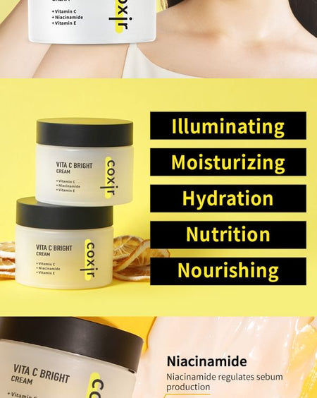 coxir - Vita C Bright Cream, 2024 Version - 50ml, 111 g, 8809080826287
