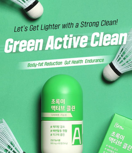 grn+ - Green Active Clean, 900mg x 60 tablets, 123 g, 8809145479250