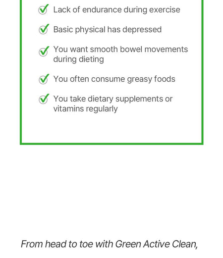 grn+ - Green Active Clean, 900mg x 60 tablets, 123 g, 8809145479250