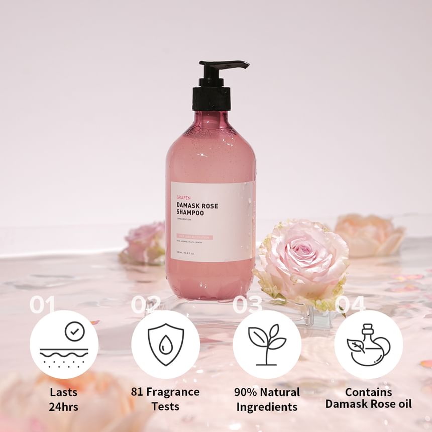 GRAFEN - Damask Rose Shampoo, 500ml, 1000 g, 8809642612839
