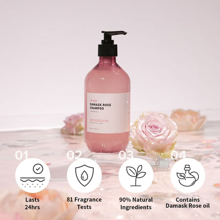 GRAFEN - Damask Rose Shampoo, 500ml, 1000 g, 8809642612839