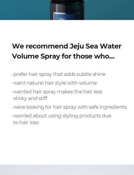 GRAFEN - Jeju Sea Water Volume Spray, 210ml, 530 g, 8809642613850