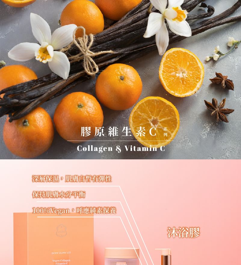 Laline - Collagen & Vitamin C Series Body Wash, 300ml, 350 g, 7291067037310