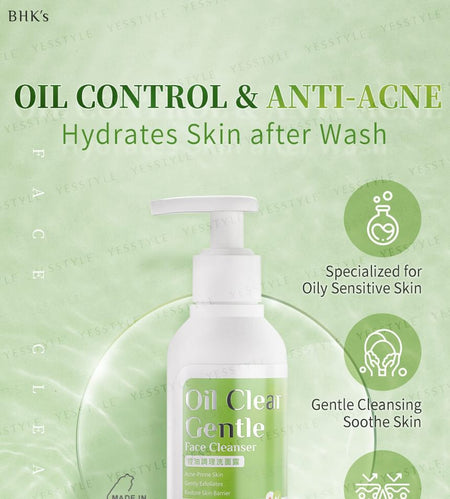 BHK’s - Oil Clear Gentle Face Cleanser, 160ml, 250 g, 4713051524390
