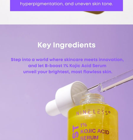 NINELESS - B-Boost 1% Kojic Acid Serum, 30ml, 81 g, 8809875270165