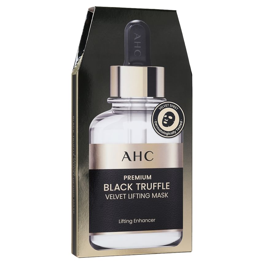 A.H.C - Premium Black Truffle Velvet Lifting Mask Set, 30ml x 5 sheets, 226 g, 8809759094351