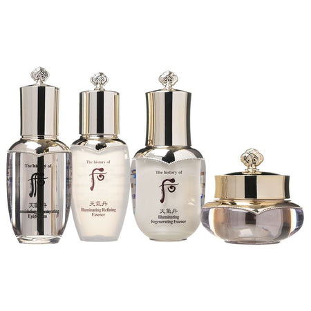 THE WHOO - Cheongidan Illuminating Refining 4pcs Gift Set, 4 pcs, 257 g, 8801051460612