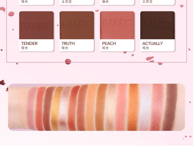 IMAGIC - 16 Colours Pink Pop Eyeshadow Palette, EY327 - 22.8g, 180 g, 