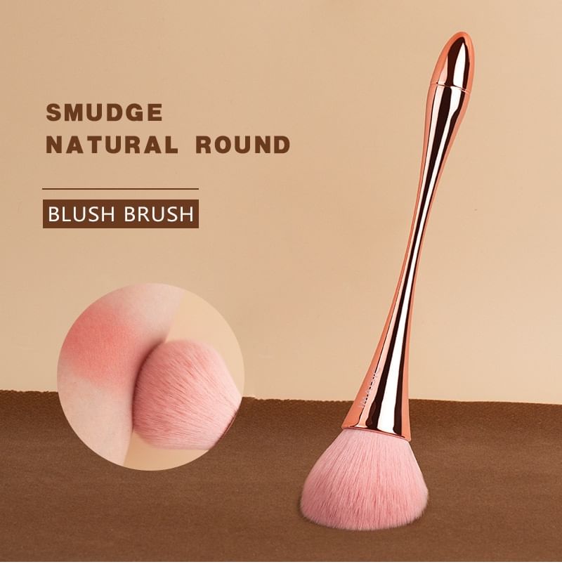 IMAGIC - Round Tip Blusher Brush, Rose Pink (1 pc), 27 g, (no barcode)