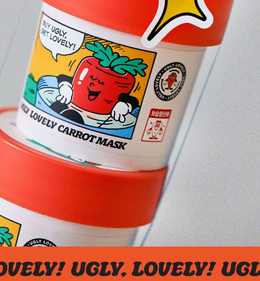 UGLY LOVELY - Carrot Mask, 100ml, 250 g, 8801051263374