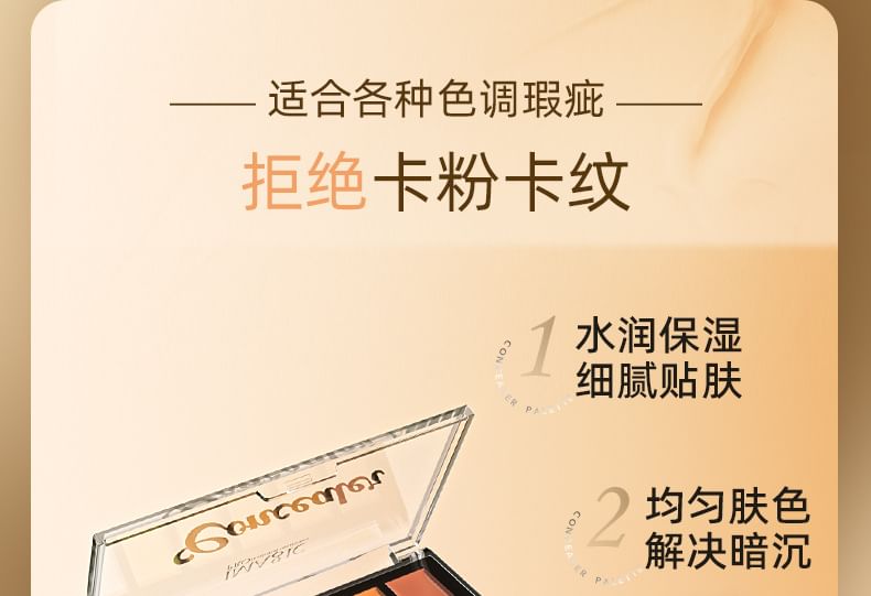 IMAGIC - 12 Colours Concealer Palette, 12 Colours Palette - 19.5g, 88 g, 6970855702685