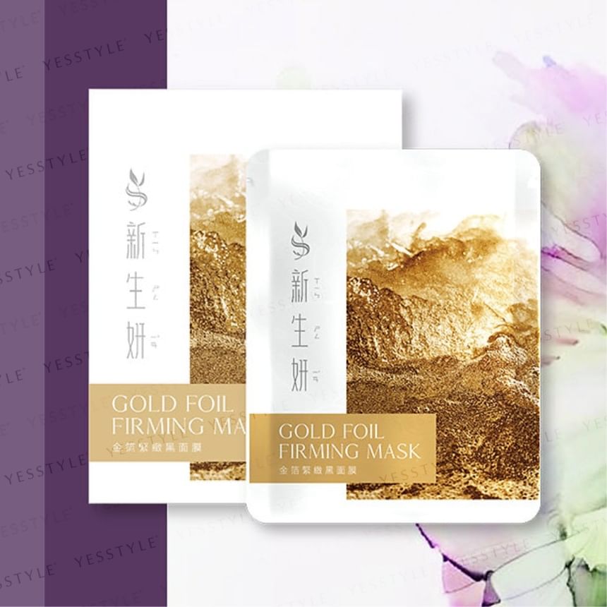 Woopvibes - Shin Sheng Yan Gold Foil Firming Mask, 5 pcs, 250 g, 4711392682502