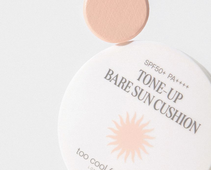 too cool for school - Tone-Up Bare Sun Cushion, 15g, 77 g, 8809815644827