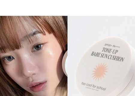 too cool for school - Tone-Up Bare Sun Cushion, 15g, 77 g, 8809815644827