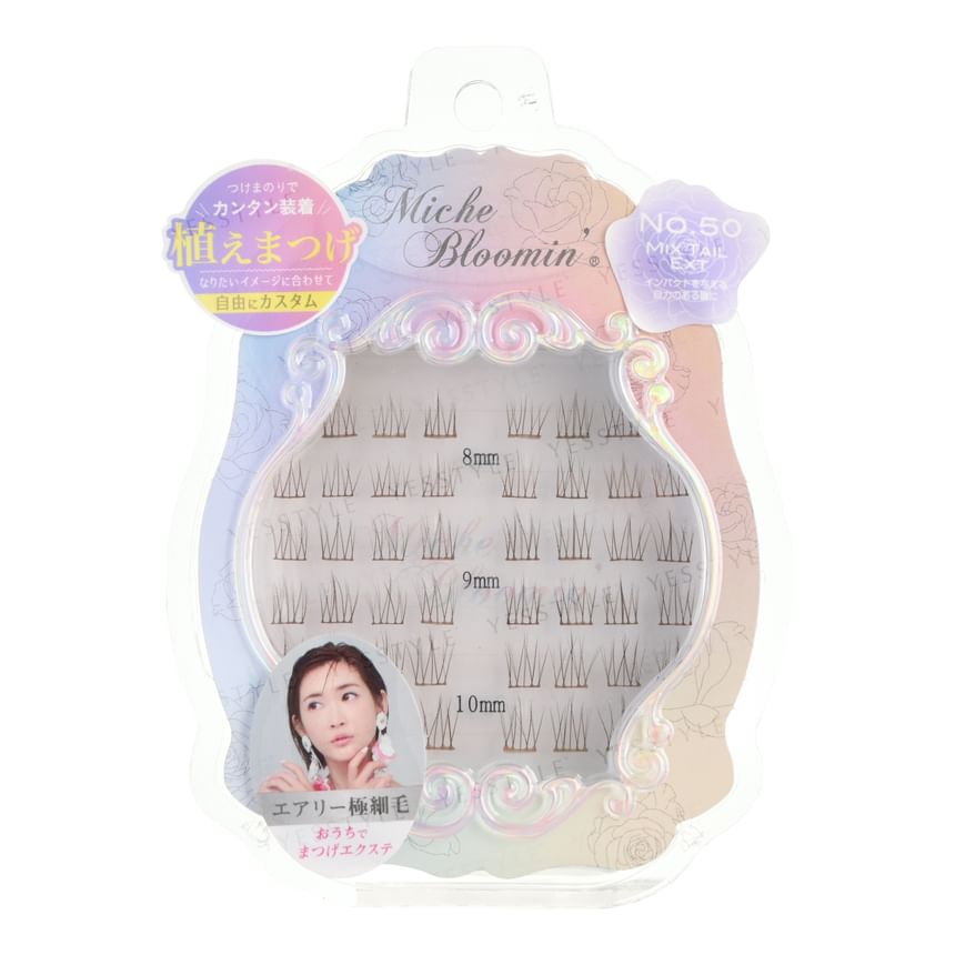 Miche Bloomin’ - Eyelash Self Extension Line 50 Mix Tail Ext, 48 pcs, 23 g, 4560364939898