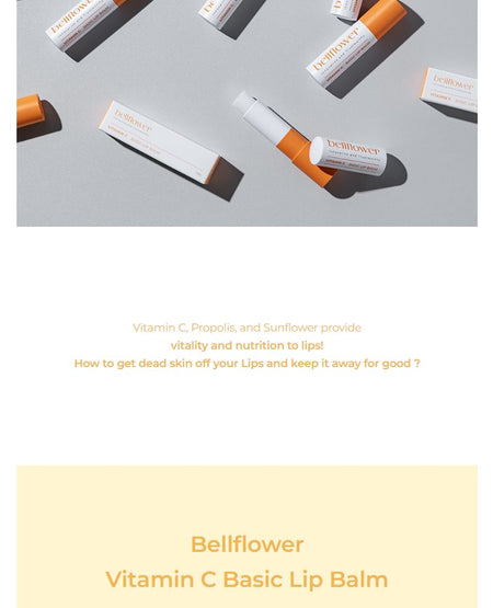 Bellflower - Vitamin C Basic Lip Balm, 3.8g, 5 g, 8809971482356