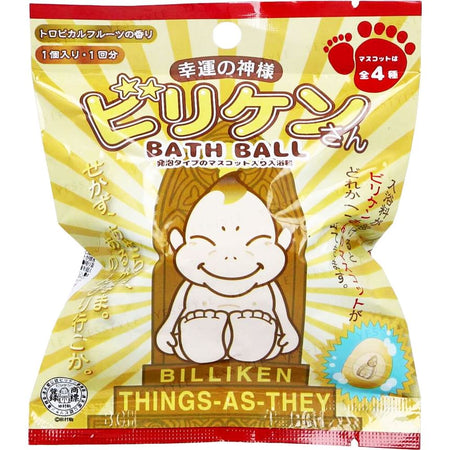 MANABURO - Billiken God of Luck Bath Ball, 1 pc - Random Style, 65 g, 4535304721772