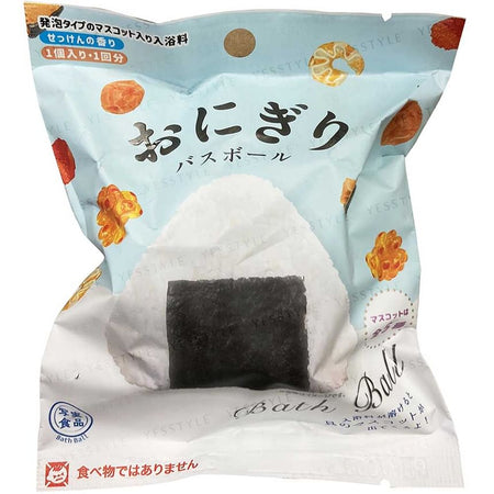 MANABURO - Onigiri Bath Ball, 1 pc - Random Style, 89 g, 4535304709442