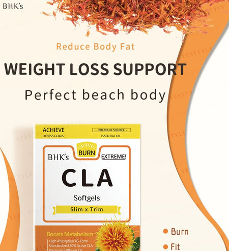 BHK’s - CLA Softgel, 60 softgels, 240 g, 4713051524215