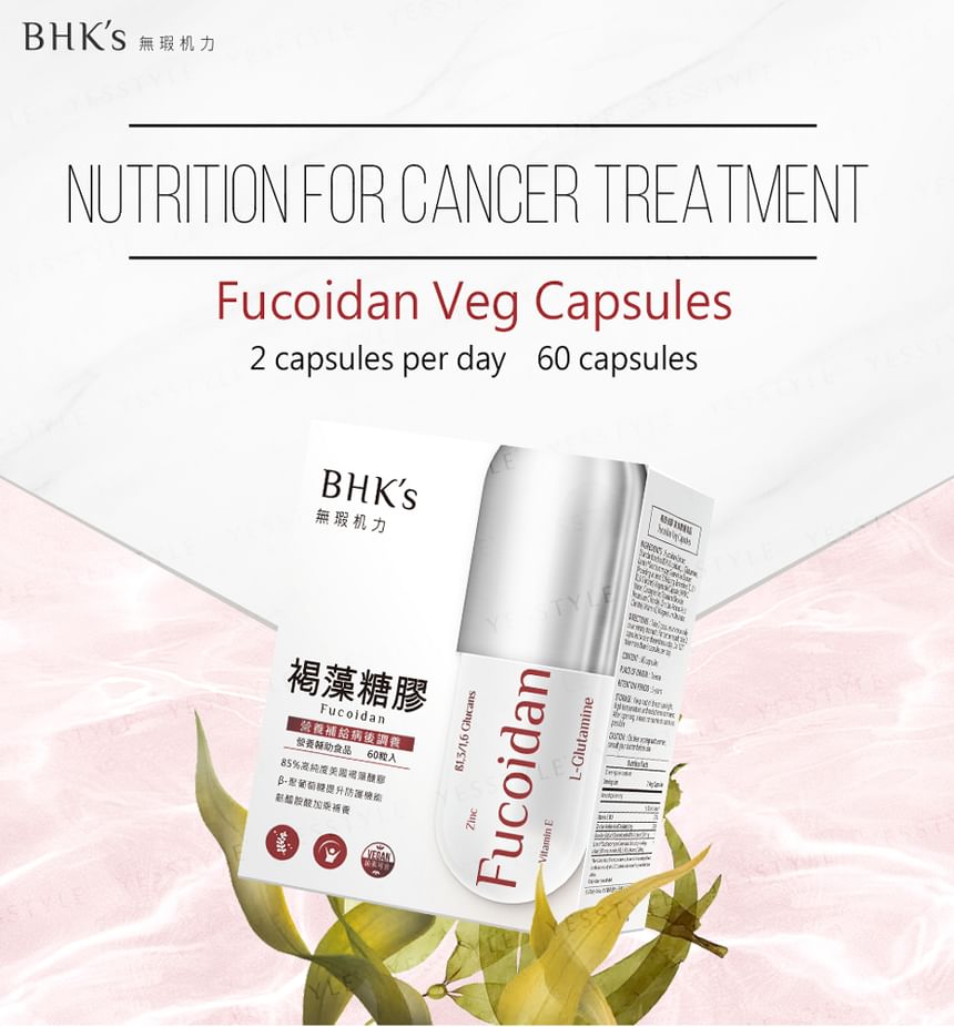 BHK’s - Fucoidan Veg Capsule, 60 capsules, 240 g, 4713051526059