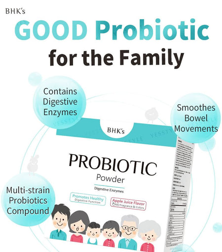BHK’s - Probiotic Powder, 30 packs, 240 g, 4713051523881