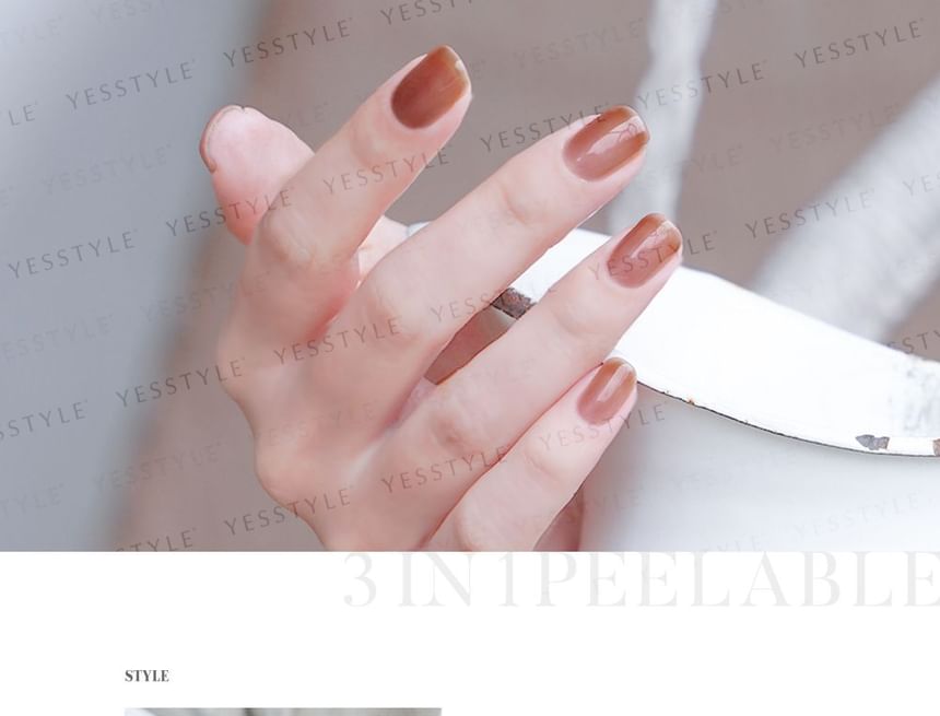 ALLOYA - 3-In-1 Peelable Gel Nail Polish V207 50 Points Of Feelings, 10ml, 60 g, 6934849122071