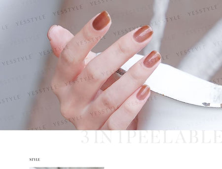 ALLOYA - 3-In-1 Peelable Gel Nail Polish V207 50 Points Of Feelings, 10ml, 60 g, 6934849122071