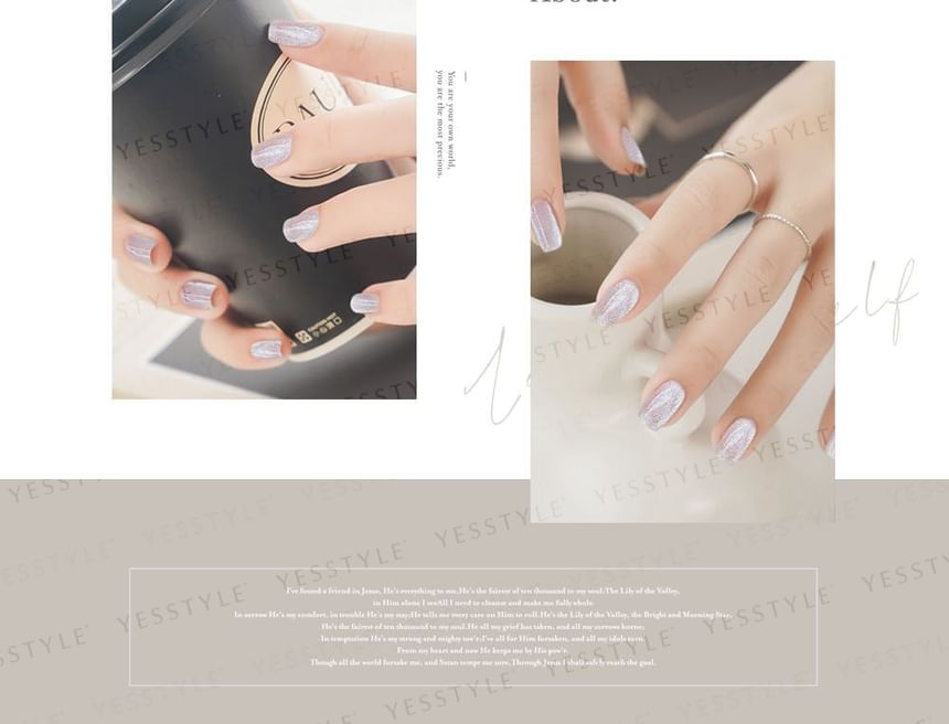 ALLOYA - Cat Eyes Nail Gel Polish 334 Day Dreamer, 10ml, 60 g, 6934849123344