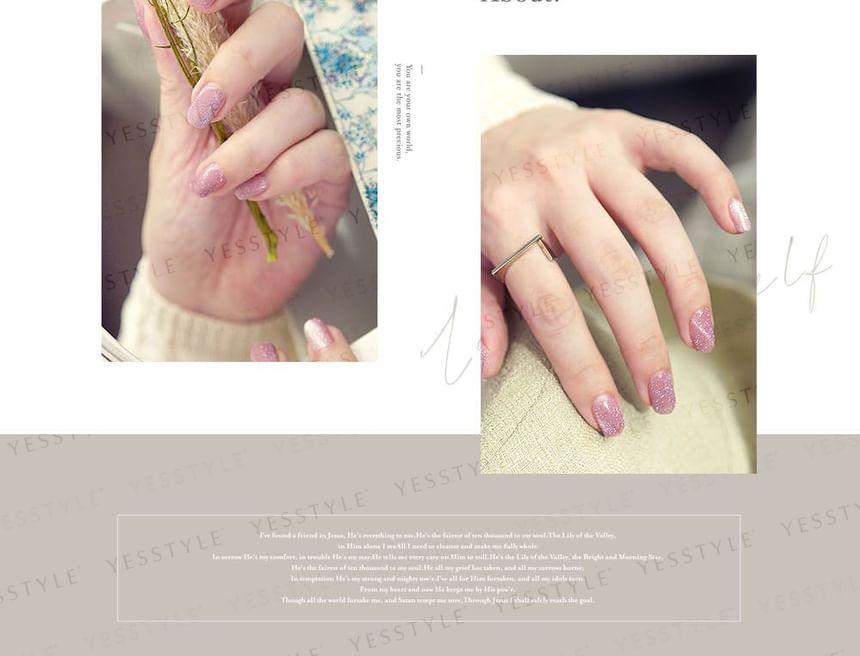ALLOYA - Cat Eyes Nail Gel Polish 342 Pink, 10ml, 60 g, 6934849123429