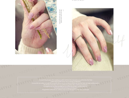 ALLOYA - Cat Eyes Nail Gel Polish 342 Pink, 10ml, 60 g, 6934849123429