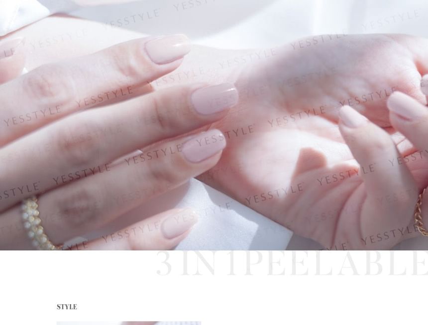 ALLOYA - 3-In-1 Peelable Gel Nail Polish V086 Meditation, 10ml, 60 g, 6934849120862
