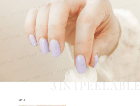 ALLOYA - 3-In-1 Peelable Gel Nail Polish V087 Fountain Of Youth, 10ml, 60 g, 6934849120879
