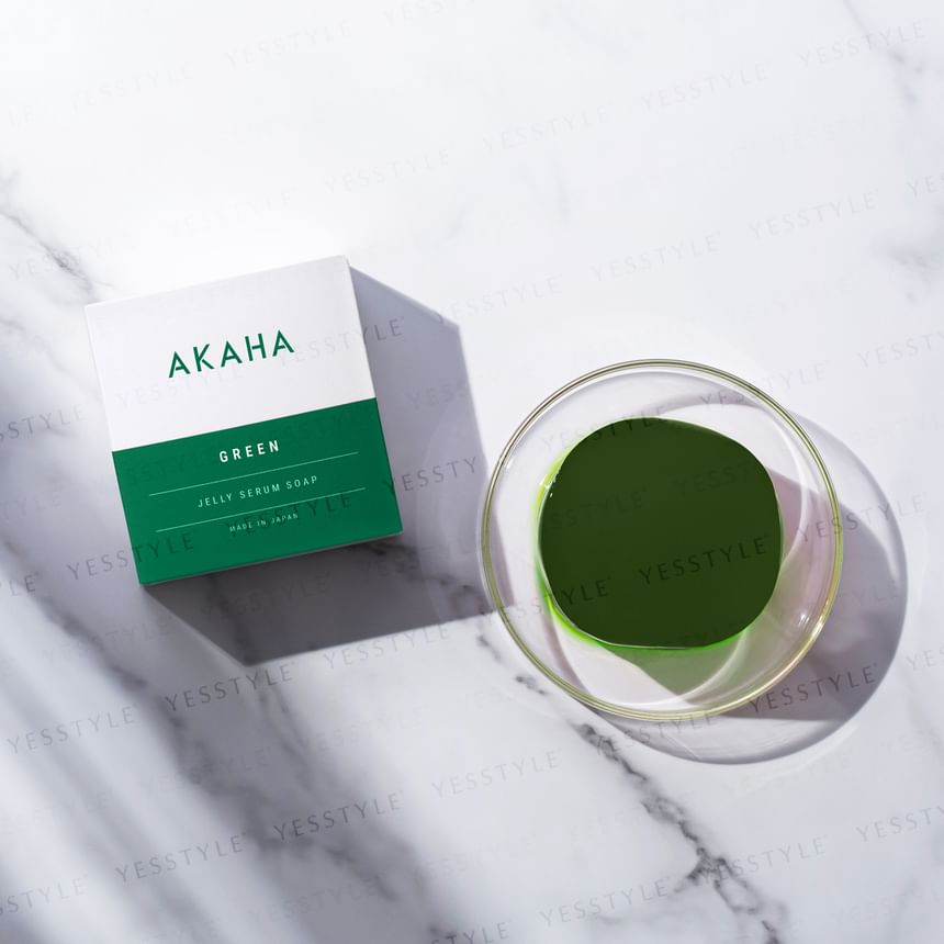 AKAHA - Jelly Serum Soap Green, 100g, 120 g, 4582649450065