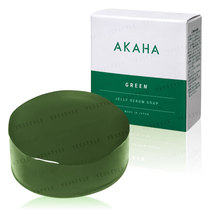 AKAHA - Jelly Serum Soap Green, 100g, 120 g, 4582649450065