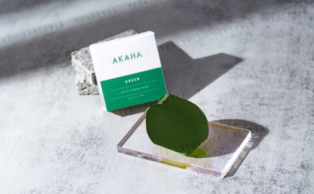 AKAHA - Jelly Serum Soap Green, 100g, 120 g, 4582649450065