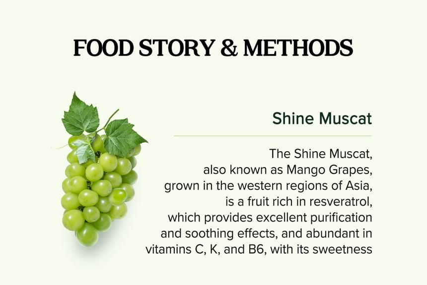 SKINFOOD - Shine Muscat Cica Daily Mask, 30 sheets, 540 g, 8809032675949