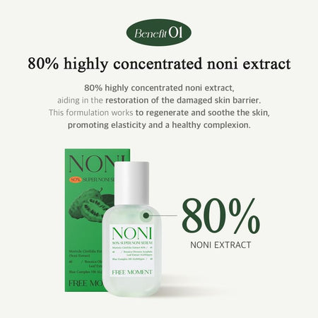 FREE MOMENT - 80% Super Noni Serum, 30ml, 176 g, 8809447254920