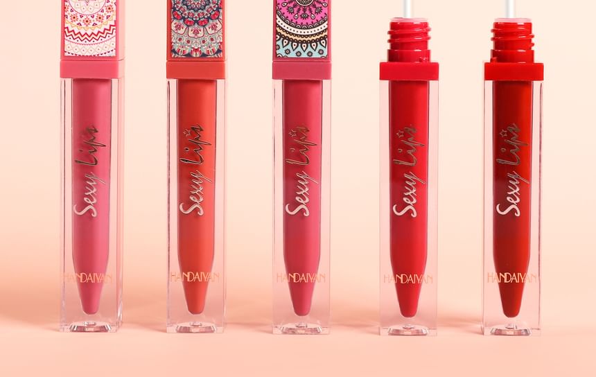 HANDAIYAN - 6 Color Bohemian Rhapsody Lip Gloss Set, Set (7.2ml*6), 198 g, 6912345678902