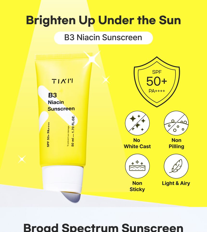 TIA’M - B3 Niacin Sunscreen, 50ml, 76 g, 8809975191056